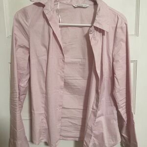Stradivarius Pink Striped Blouse